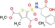 ((3,5-Bis(methoxycarbonyl)-4-methylthiophen-2-yl)sulfonyl)-l-phenylalanine