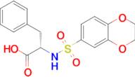 ((2,3-Dihydrobenzo[b][1,4]dioxin-6-yl)sulfonyl)-l-phenylalanine