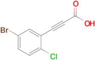3-(5-Bromo-2-chlorophenyl)propiolic acid