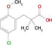 3-(5-Chloro-2-methoxyphenyl)-2,2-dimethylpropanoic acid