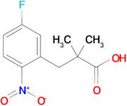 3-(5-Fluoro-2-nitrophenyl)-2,2-dimethylpropanoic acid