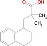 2,2-Dimethyl-3-(1,2,3,4-tetrahydronaphthalen-1-yl)propanoic acid