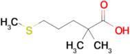 2,2-Dimethyl-5-(methylthio)pentanoic acid