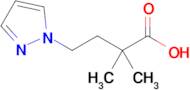 2,2-Dimethyl-4-(1h-pyrazol-1-yl)butanoic acid