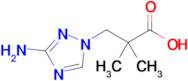 3-(3-Amino-1h-1,2,4-triazol-1-yl)-2,2-dimethylpropanoic acid