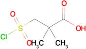 3-(Chlorosulfonyl)-2,2-dimethylpropanoic acid