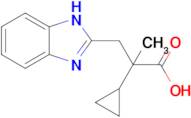 3-(1h-Benzo[d]imidazol-2-yl)-2-cyclopropyl-2-methylpropanoic acid