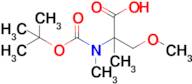 2-((Tert-butoxycarbonyl)(methyl)amino)-3-methoxy-2-methylpropanoic acid