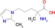2-Amino-2-methyl-5-(2-methyl-1h-imidazol-1-yl)pentanoic acid