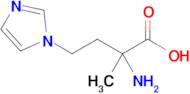 2-Amino-4-(1h-imidazol-1-yl)-2-methylbutanoic acid
