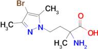 2-Amino-4-(4-bromo-3,5-dimethyl-1h-pyrazol-1-yl)-2-methylbutanoic acid