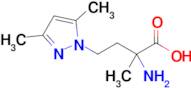 2-Amino-4-(3,5-dimethyl-1h-pyrazol-1-yl)-2-methylbutanoic acid