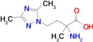 2-Amino-4-(3,5-dimethyl-1h-1,2,4-triazol-1-yl)-2-methylbutanoic acid