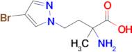 2-Amino-4-(4-bromo-1h-pyrazol-1-yl)-2-methylbutanoic acid