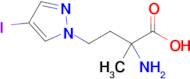 2-Amino-4-(4-iodo-1h-pyrazol-1-yl)-2-methylbutanoic acid