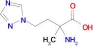 2-Amino-2-methyl-4-(1h-1,2,4-triazol-1-yl)butanoic acid