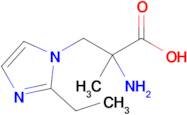 2-Amino-3-(2-ethyl-1h-imidazol-1-yl)-2-methylpropanoic acid