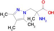 2-Amino-2-methyl-3-(3,4,5-trimethyl-1h-pyrazol-1-yl)propanoic acid