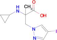 2-(Cyclopropylamino)-3-(4-iodo-1h-pyrazol-1-yl)-2-methylpropanoic acid