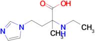 2-(Ethylamino)-4-(1h-imidazol-1-yl)-2-methylbutanoic acid