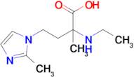 2-(Ethylamino)-2-methyl-4-(2-methyl-1h-imidazol-1-yl)butanoic acid