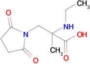 3-(2,5-Dioxopyrrolidin-1-yl)-2-(ethylamino)-2-methylpropanoic acid