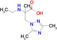 3-(3,5-Dimethyl-1h-1,2,4-triazol-1-yl)-2-(ethylamino)-2-methylpropanoic acid