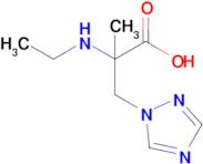 2-(Ethylamino)-2-methyl-3-(1h-1,2,4-triazol-1-yl)propanoic acid