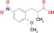 3-(2-Methoxy-5-nitrophenyl)-2-methylpropanoic acid