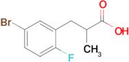 3-(5-Bromo-2-fluorophenyl)-2-methylpropanoic acid