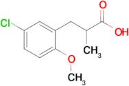 3-(5-Chloro-2-methoxyphenyl)-2-methylpropanoic acid