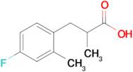 3-(4-Fluoro-2-methylphenyl)-2-methylpropanoic acid