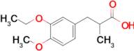 3-(3-Ethoxy-4-methoxyphenyl)-2-methylpropanoic acid