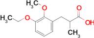 3-(3-Ethoxy-2-methoxyphenyl)-2-methylpropanoic acid