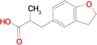 3-(2,3-Dihydrobenzofuran-5-yl)-2-methylpropanoic acid