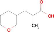 2-Methyl-3-(tetrahydro-2h-pyran-3-yl)propanoic acid