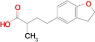 4-(2,3-Dihydrobenzofuran-5-yl)-2-methylbutanoic acid