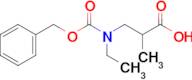 3-(((Benzyloxy)carbonyl)(ethyl)amino)-2-methylpropanoic acid