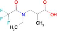 3-(n-Ethyl-2,2,2-trifluoroacetamido)-2-methylpropanoic acid