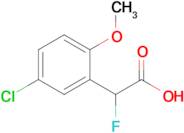 2-(5-Chloro-2-methoxyphenyl)-2-fluoroacetic acid