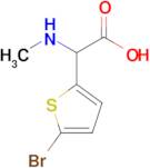 2-(5-Bromothiophen-2-yl)-2-(methylamino)acetic acid