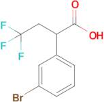 2-(3-Bromophenyl)-4,4,4-trifluorobutanoic acid