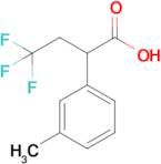 4,4,4-Trifluoro-2-(m-tolyl)butanoic acid