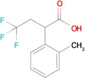 4,4,4-Trifluoro-2-(o-tolyl)butanoic acid