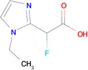 2-(1-Ethyl-1h-imidazol-2-yl)-2-fluoroacetic acid