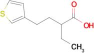 2-Ethyl-4-(thiophen-3-yl)butanoic acid