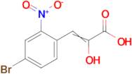 3-(4-bromo-2-nitrophenyl)-2-hydroxyprop-2-enoic acid