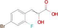 3-(4-bromo-2-fluorophenyl)-2-hydroxyprop-2-enoic acid