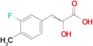 3-(3-fluoro-4-methylphenyl)-2-hydroxyprop-2-enoic acid