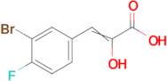 3-(3-bromo-4-fluorophenyl)-2-hydroxyprop-2-enoic acid